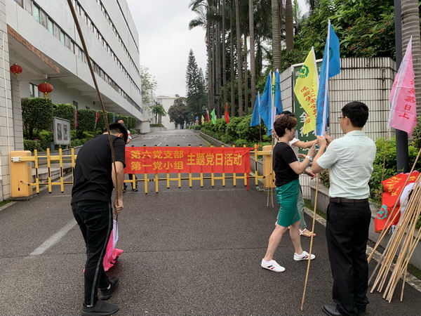 防风险、除隐患、遏变乱——新宝GG第六党支部第一幼组主题党日活动